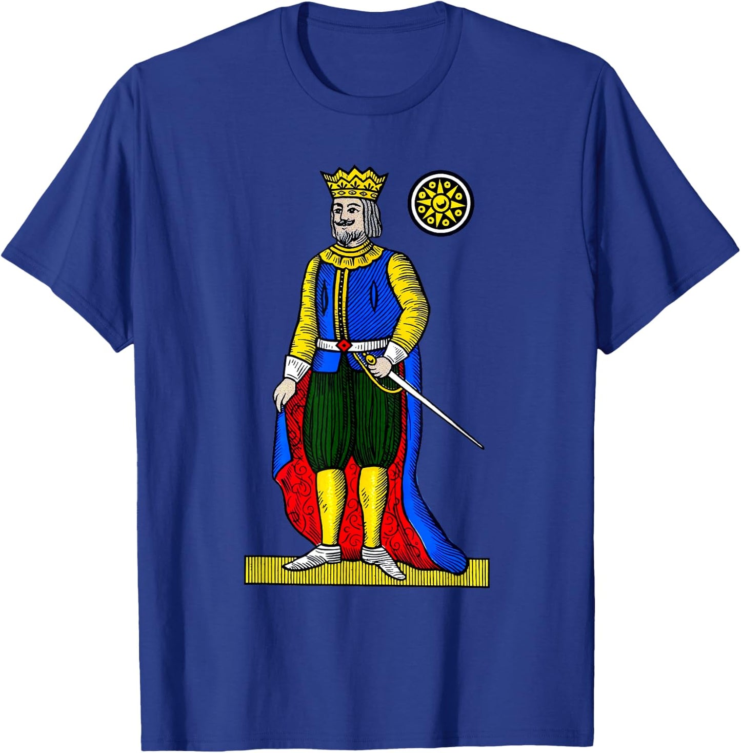 King of Money [Carte Neapolitane] The Italian playing cards T-Shirt - T-Shirt | Royal