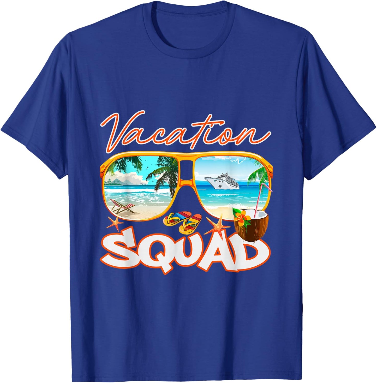 Cool Vacation Squad for Beach Cruise Cruising Trip Lovers T-Shirt - T-Shirt | Royal