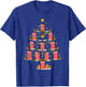 Bacon Lover Xmas Lighting Bacon Christmas Tree T-Shirt - T-Shirt | Royal