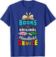 Books The Original Handheld Device Funny Book Lover T-Shirt - T-Shirt | Royal
