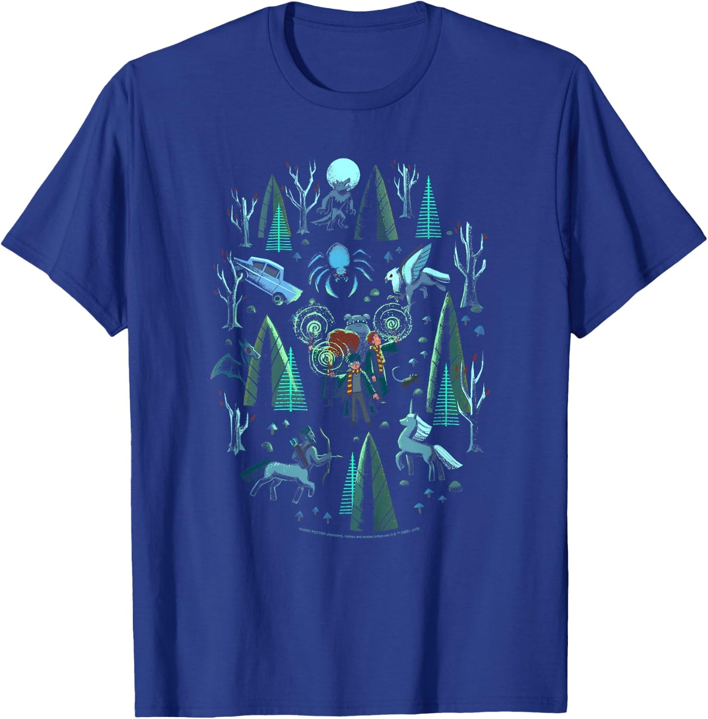 Harry Potter Group Trapped in The Forbidden Forest Small T-Shirt - T-Shirt | Royal