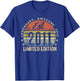 Est 2011 Limited Edition 14th Birthday Gifts 14 Year Old T-Shirt - T-Shirt | Royal