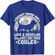 Basset Hound Dad Like A Regular Dad Funny Dog Father's Day Men T-Shirt - T-Shirt | Royal