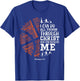 Basketball Sayings Christian Verse Teen Boys Kids Graphic T-Shirt - T-Shirt | Royal