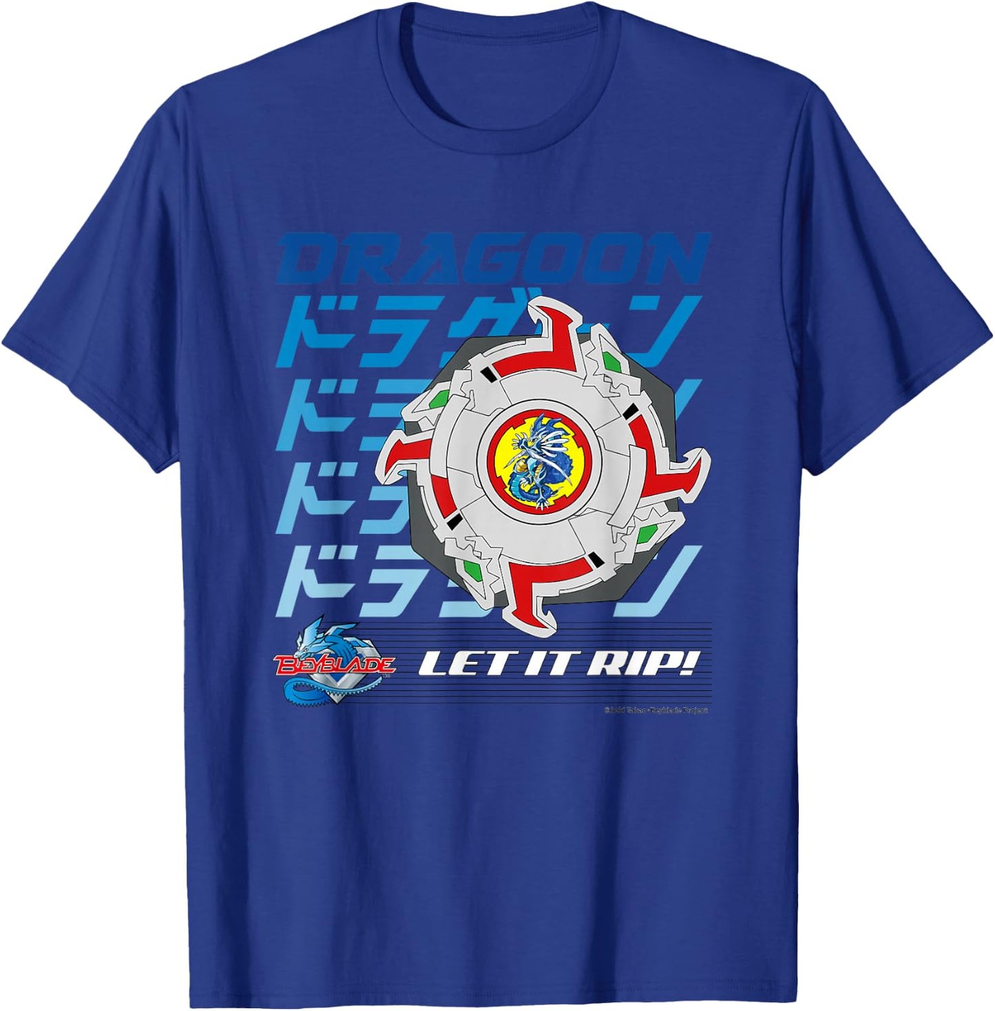 Beyblade Dragon Full Colour T-Shirt - T-Shirt | Royal