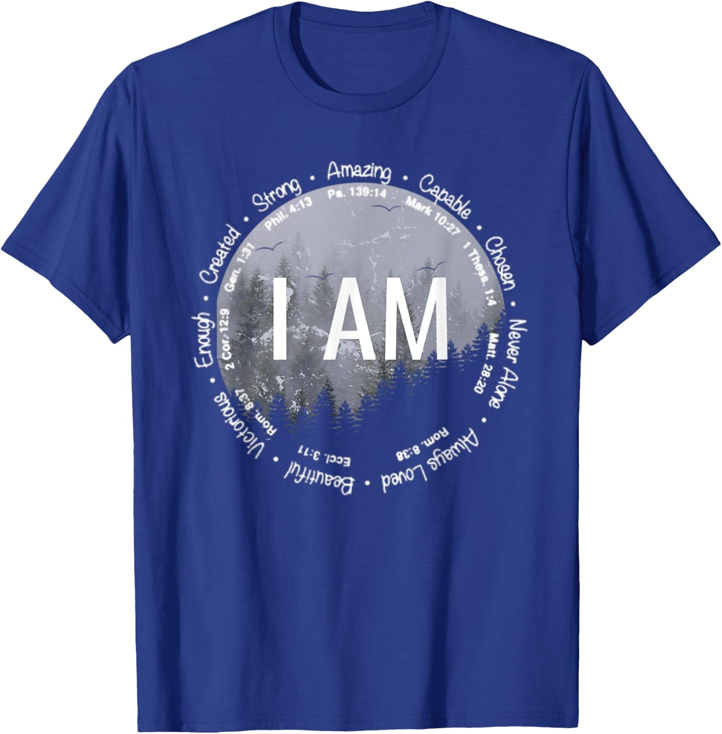 I Am A Child Of The Most High God Jesus Vintage Distressed T-Shirt - T-Shirt | Royal