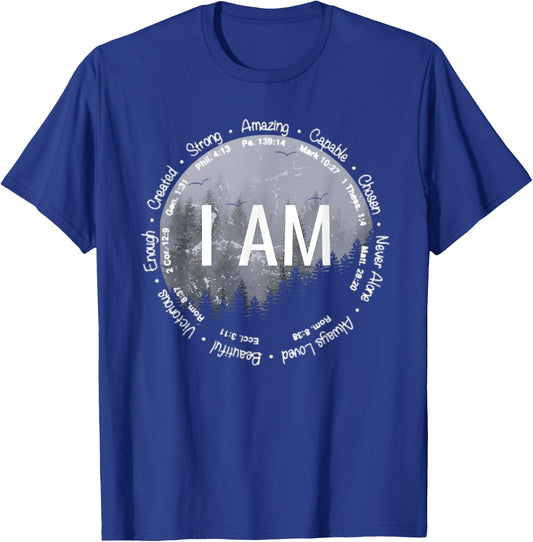 I Am A Child Of The Most High God Jesus Vintage Distressed T-Shirt - T-Shirt | Royal