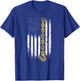 Tow Truck Driver Gift Men USA Flag Towing Hook For US T-Shirt - T-Shirt | Royal