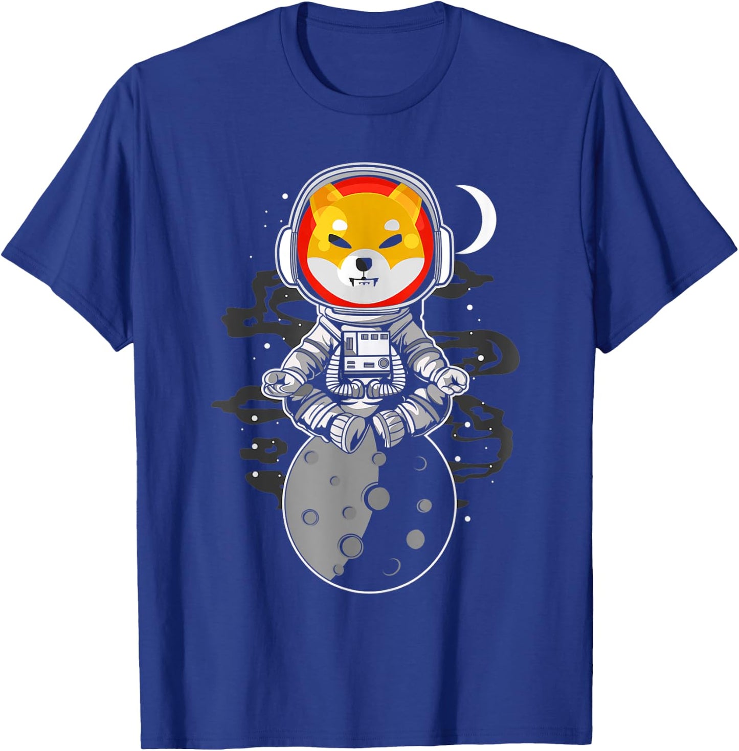 Crypto Token Coin Shiba Inu Spacesuit Moon Shib Army Holder T-Shirt - T-Shirt | Royal