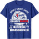 Popop: Don't Mess With Grandpasaurus You'll Get Jurasskicked T-Shirt - T-Shirt | Royal
