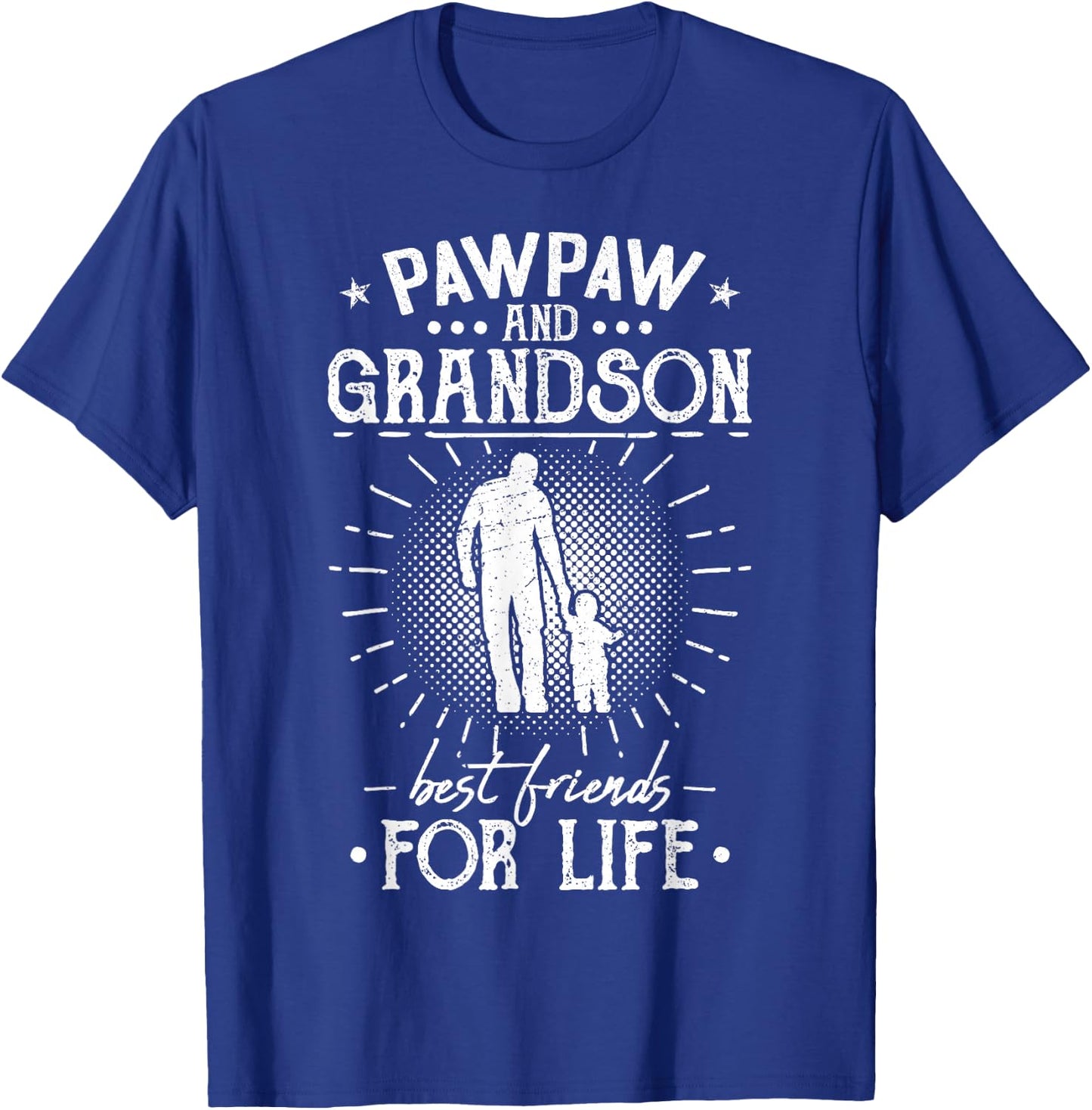 Pawpaw and Grandson Best Friends For Life T-Shirt - T-Shirt | Royal