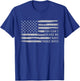 You Can't Scare Me I Have Three Boys Father's Day Grey Flag T-Shirt - T-Shirt | Royal