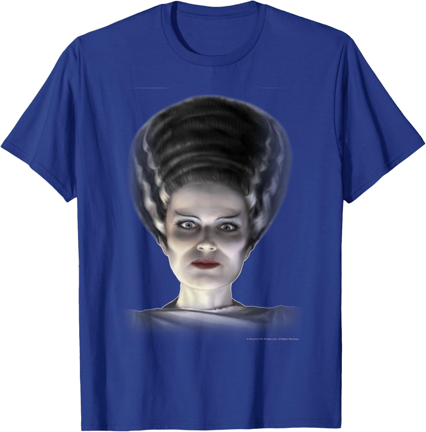 Universal Monsters Bride Of Frankenstein Big Face T-Shirt - T-Shirt | Royal