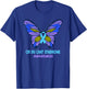 CRI DU CHAT SYNDROME Awareness Blue Ribbon T Shirt T-Shirt - T-Shirt | Royal