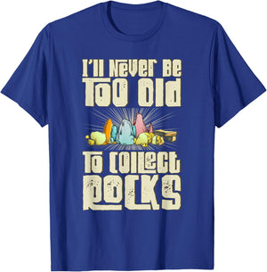 Geology Rock Stones Geologist T-Shirt - T-Shirt | Royal