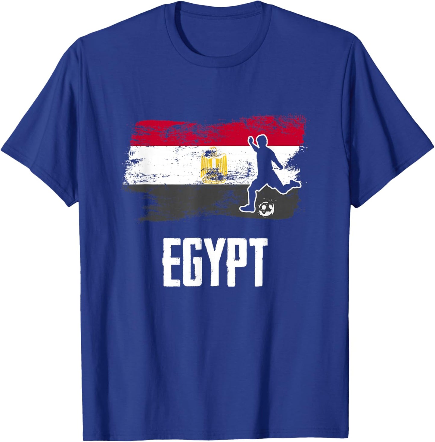 Egypt Flag Jersey Egyptian Soccer Team Egyptian T-Shirt - T-Shirt | Royal