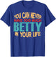Funny Betty Personalised First Name Joke Item T-Shirt - T-Shirt | Royal