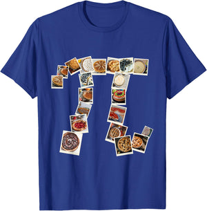 Funny PU Tag Gift - Pi Symbol from Pie Pictures T-Shirt - T-Shirt | Royal