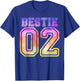 Funny BFF 02 Matching Best Friend Bestie Tie Dye T-Shirt - T-Shirt | Royal