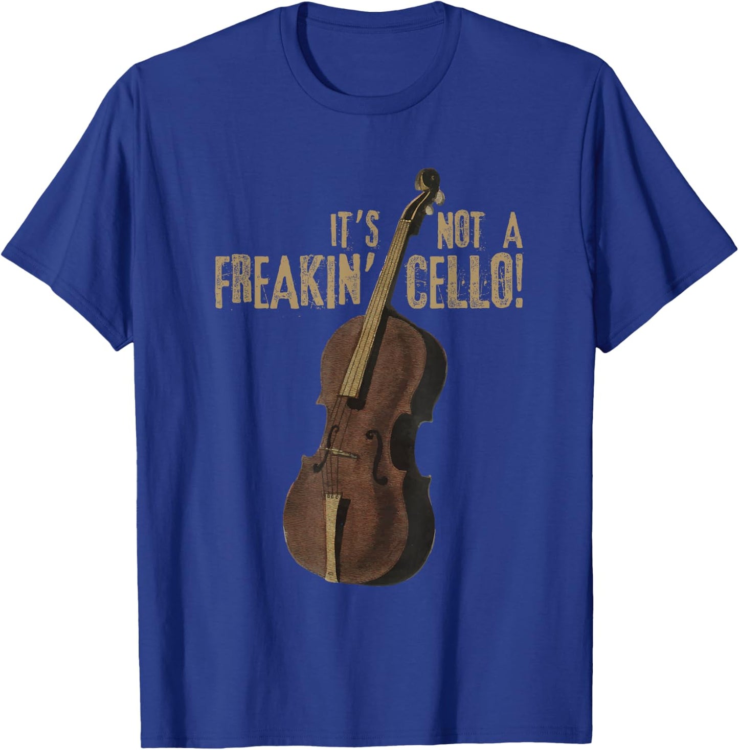 Double Bass Funny Jazz Instruments Music T-Shirt - T-Shirt | Royal