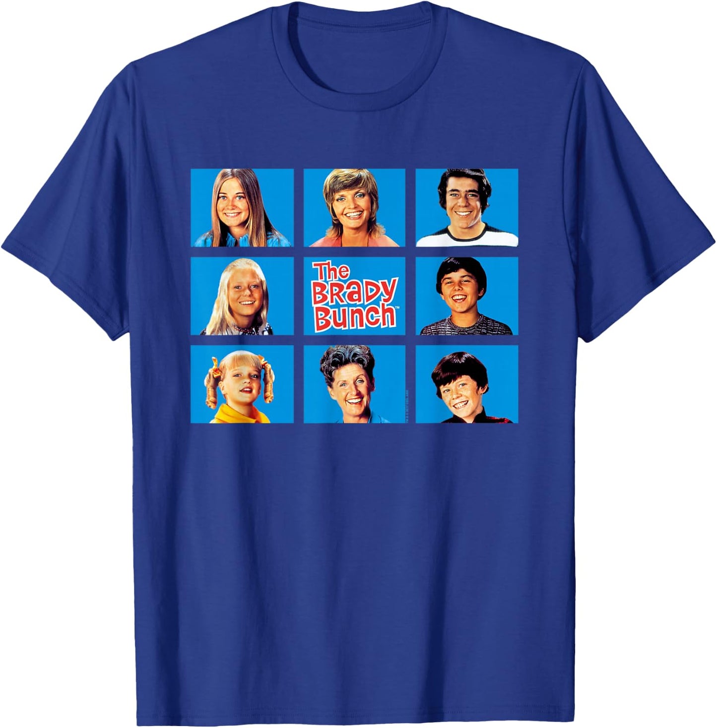 Brady Bunch Framed T-Shirt - T-Shirt | Royal