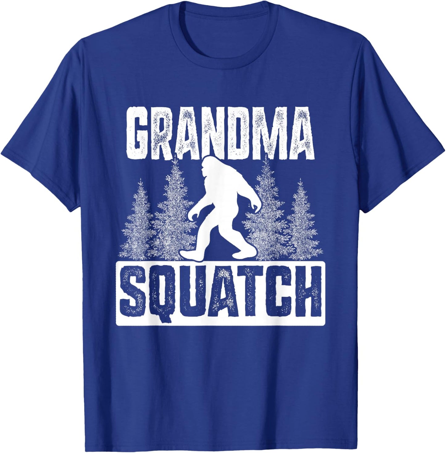Squatchy Matching Family Bigfoot Shirts Grandma Squatch T-Shirt - T-Shirt | Royal