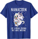 Nanacorn Cute Unicorn Lover Mother Day Gift Grandma T-Shirt - T-Shirt | Royal
