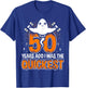 50 years ago I was the quickest 50th birthday funny T-Shirt - T-Shirt | Royal