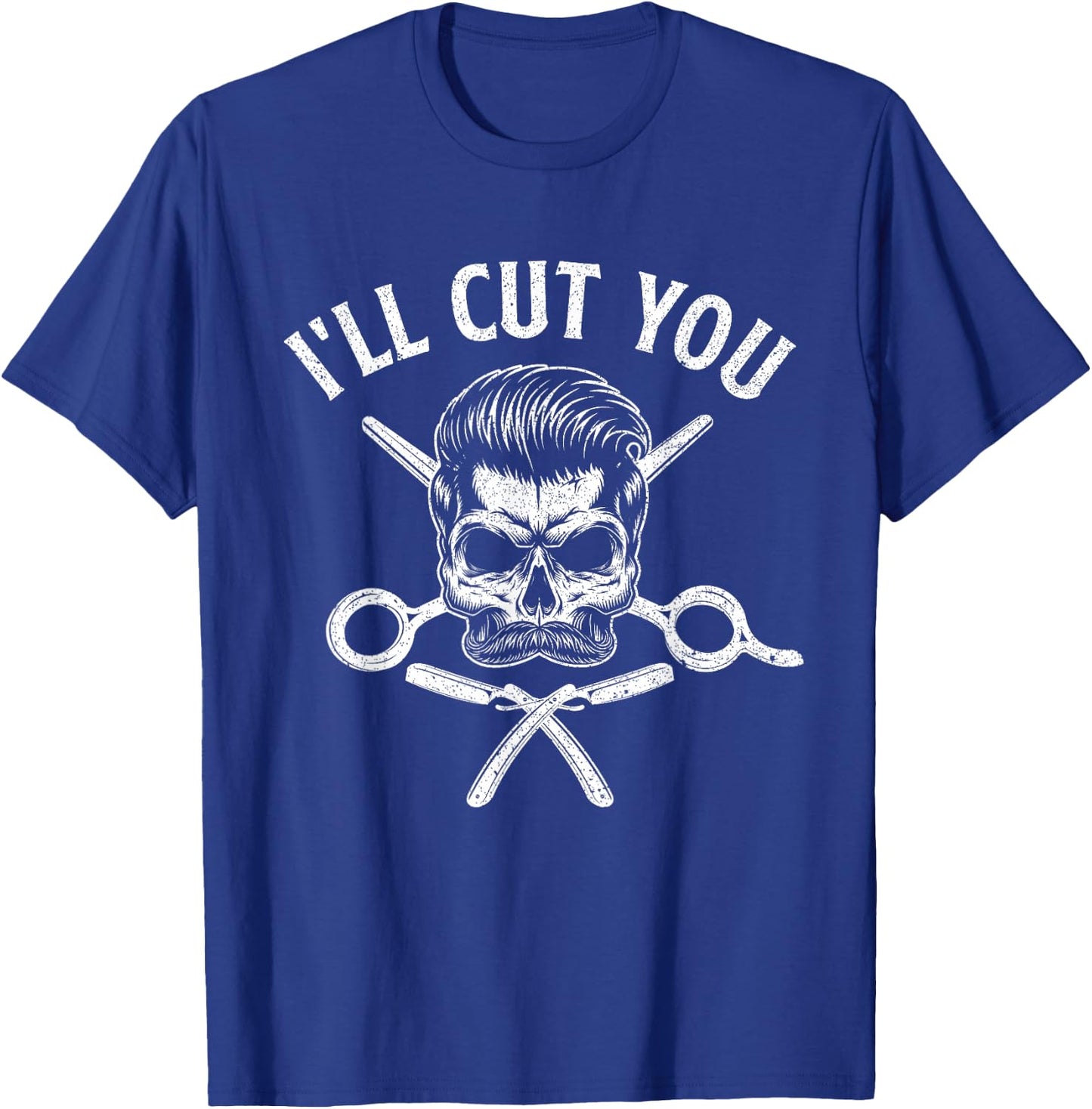 Best Barber Art Women Hairstyling Tools Barbershop T-Shirt - T-Shirt | Royal