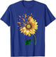 APPENDIX CANCER AWARENESS Sunflower Orange Ribbon Fighter T-Shirt - T-Shirt | Royal