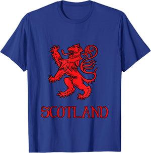Lion Rampant Scotland Scottish Scots Flag Gift T-Shirt - T-Shirt | Royal