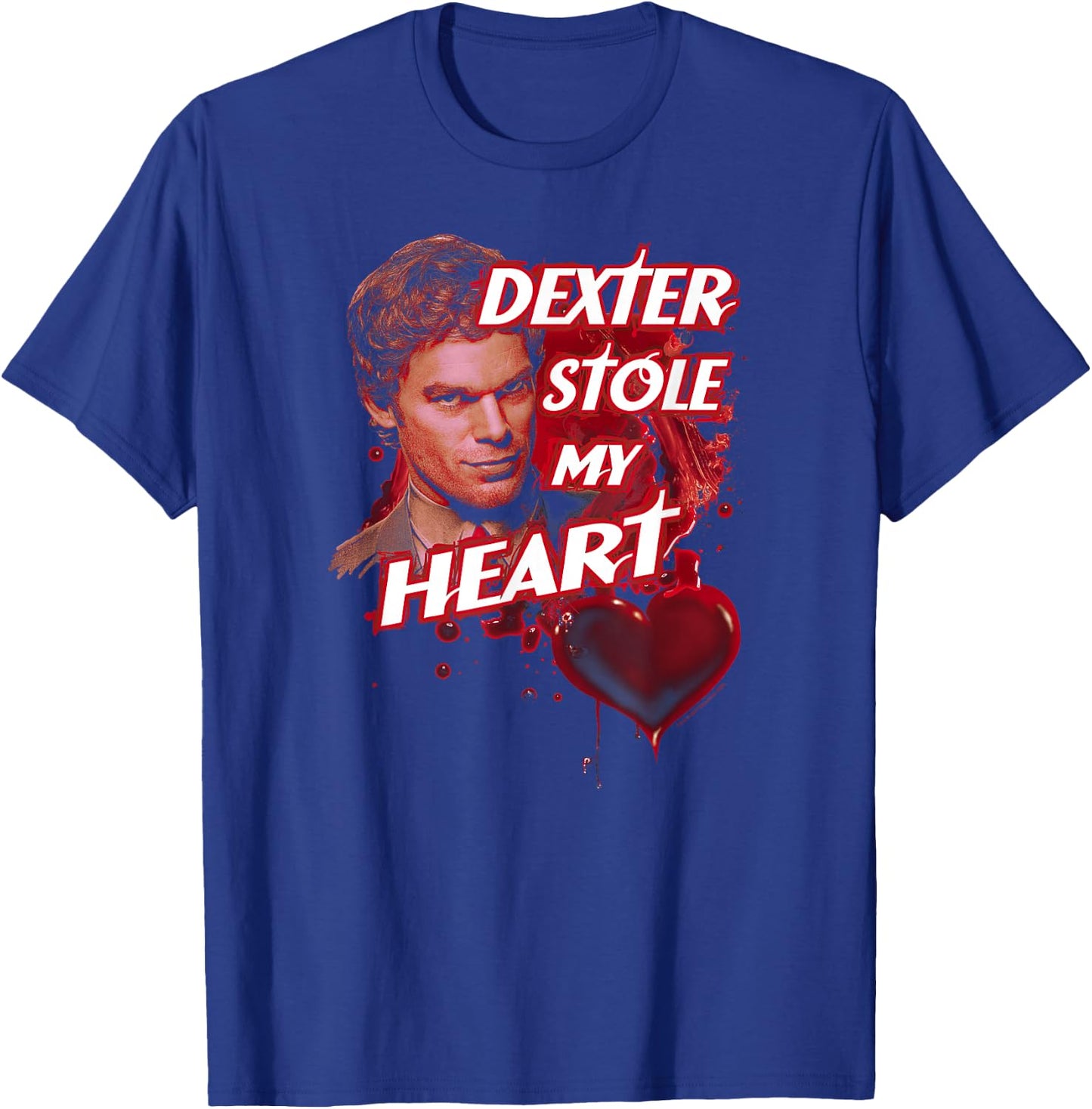 Dexter Bloody Heart T-Shirt - T-Shirt | Royal