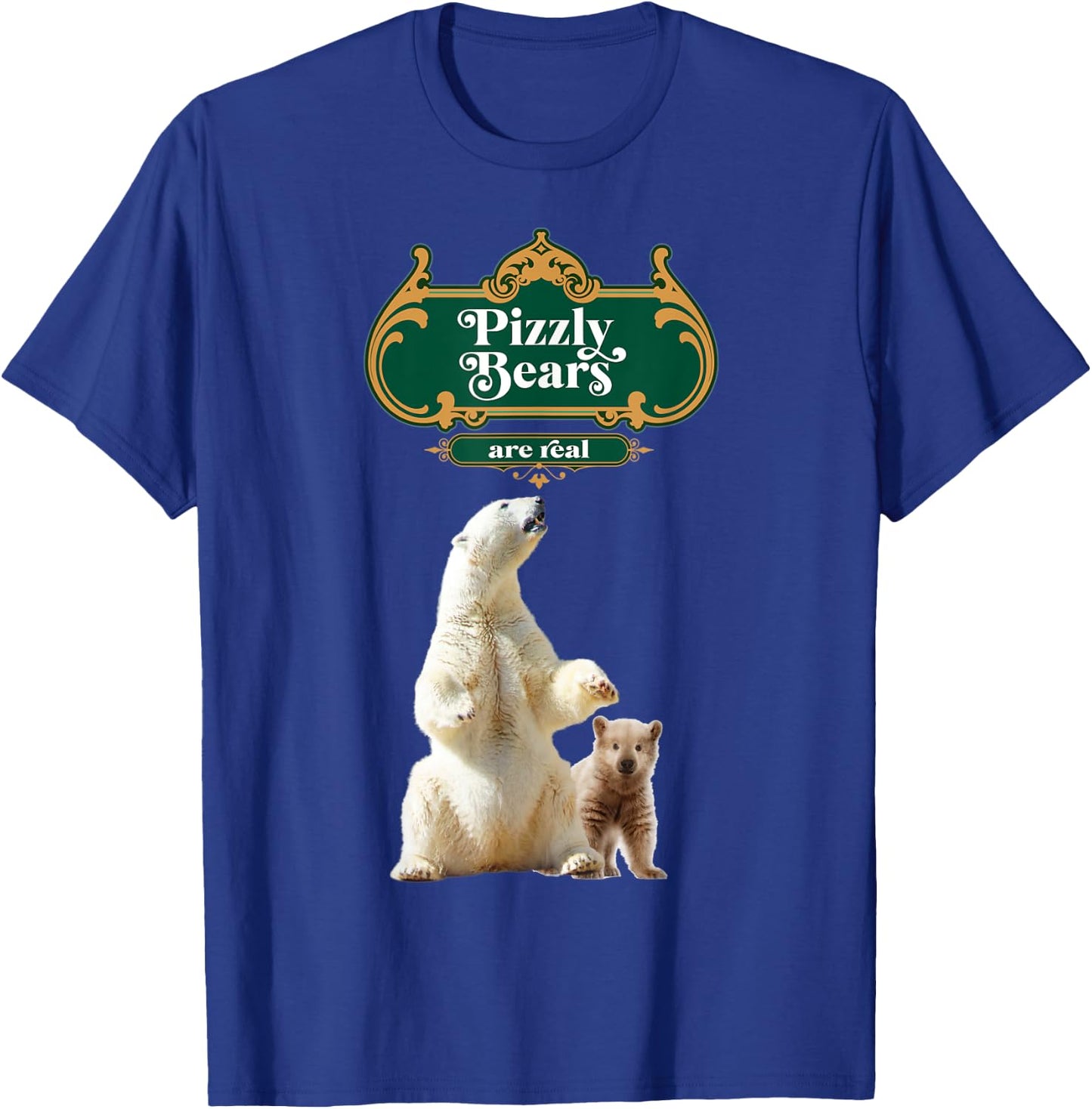 Pizzly Bears Are More Common Due To Global Warming T-Shirt - T-Shirt | Royal