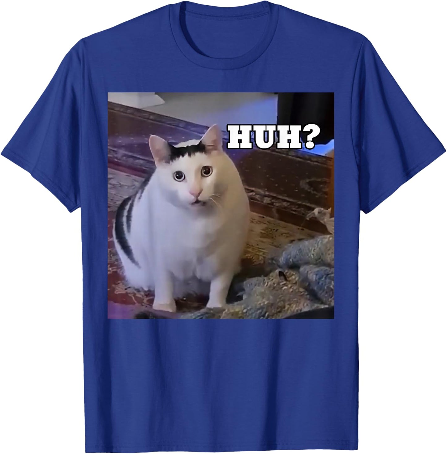 Meme Huh Cat T-Shirt - T-Shirt | Royal