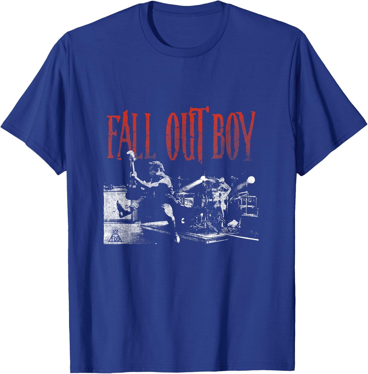 Fall Out Boy - Live Photo T-Shirt - T-Shirt | Royal