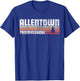 Allentown Pennsylvania PA Gift T Shirt Retro Vintage 70s 80s T-Shirt - T-Shirt | Royal