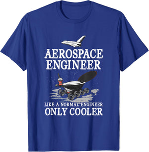 Aerospace Engineer Outfits Aerospace Engineering - Men's Black Short Sleeve - Small T-Shirt - T-Shirt | Royal