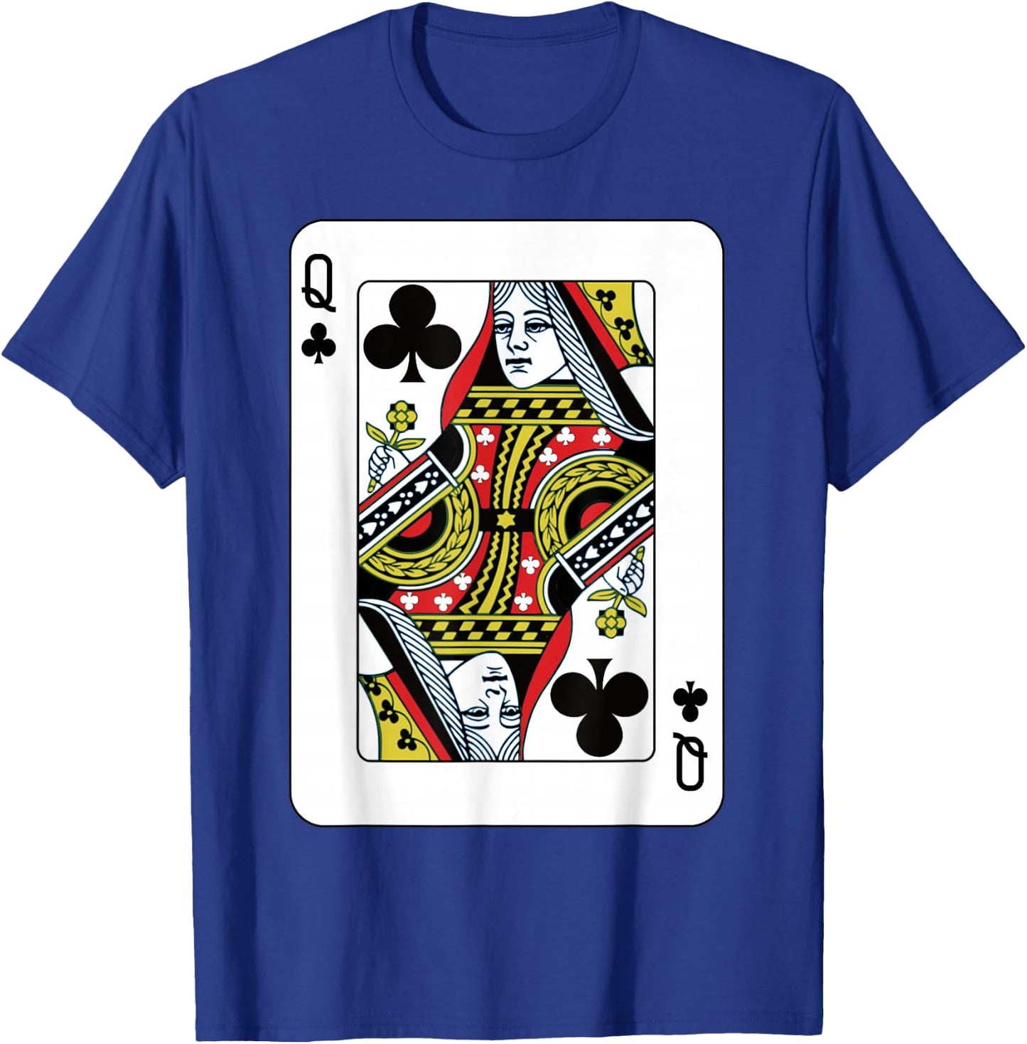 Queen of the Clubs at the Card Poker T-Shirt - T-Shirt | Royal