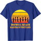 Inkwell Beach, Oak Bluffs, Martha's Vineyard, MA, Vintage T-Shirt - T-Shirt | Royal