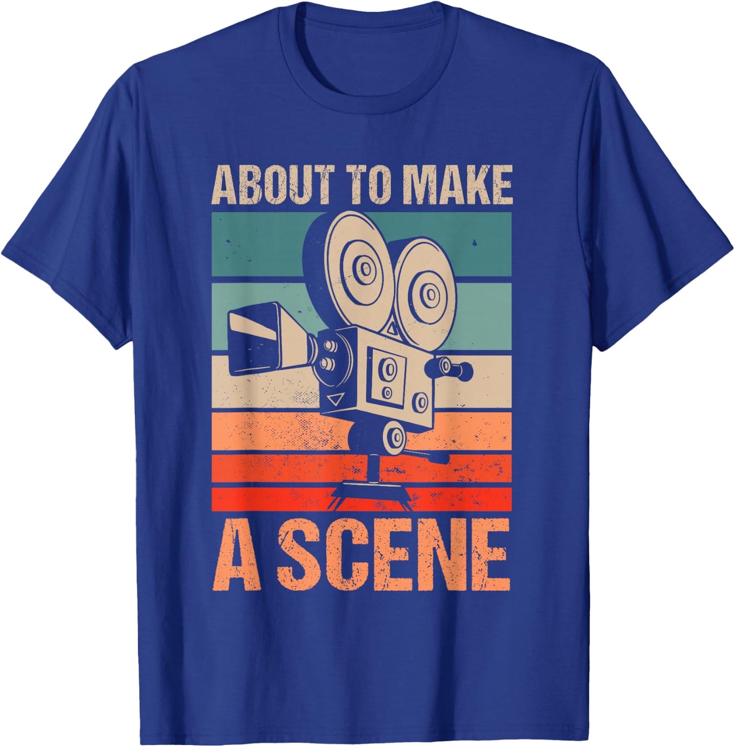 Short Film Writer Movie Maker Cinematographer Editor T-Shirt - T-Shirt | Royal