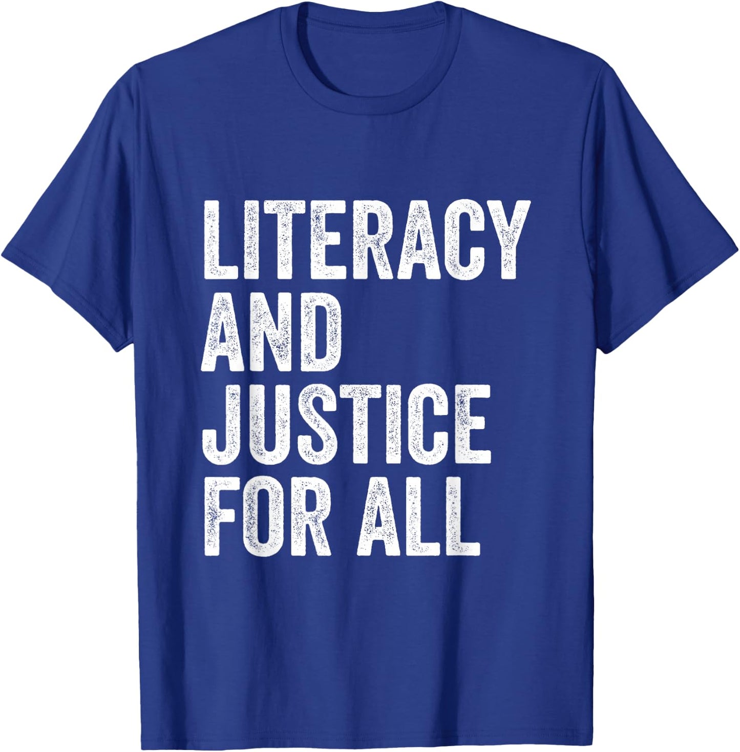 Literacy And Justice For All Protect Libraries Banned Books T-Shirt - T-Shirt | Royal