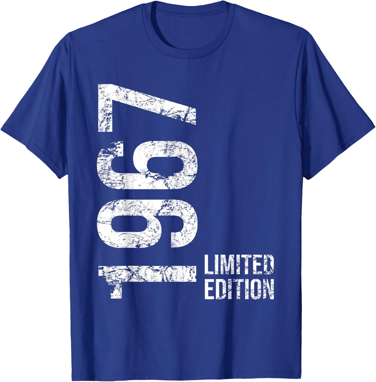 58th Birthday Man Woman 58 Years 1967 Birthday T-Shirt - T-Shirt | Royal