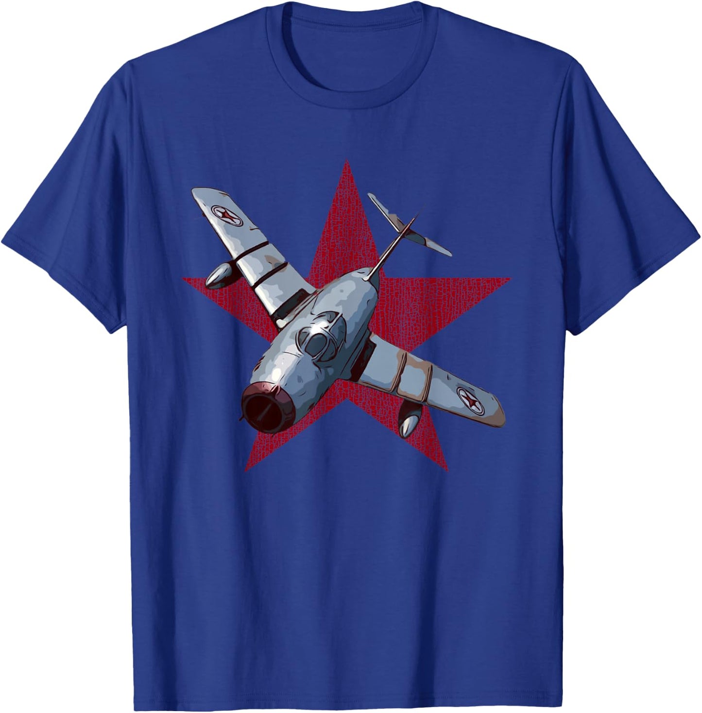 MIG 15 Jet Fighter Plane Spotting T-Shirt - T-Shirt | Royal