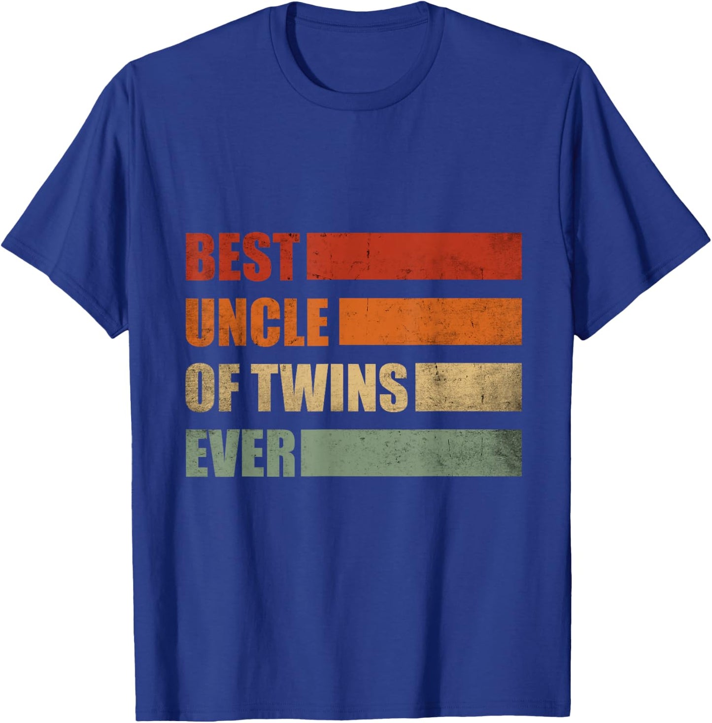 Twin Soncle Retro Uncle of Gemini T-Shirt - T-Shirt | Royal
