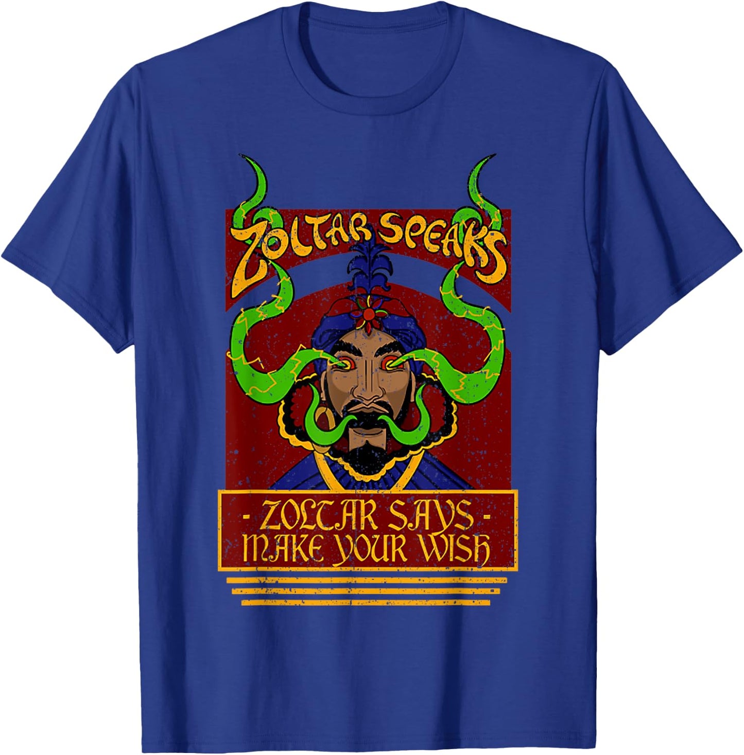Vintage Zoltar Speaks Make Your WIsh T-Shirt - T-Shirt | Royal