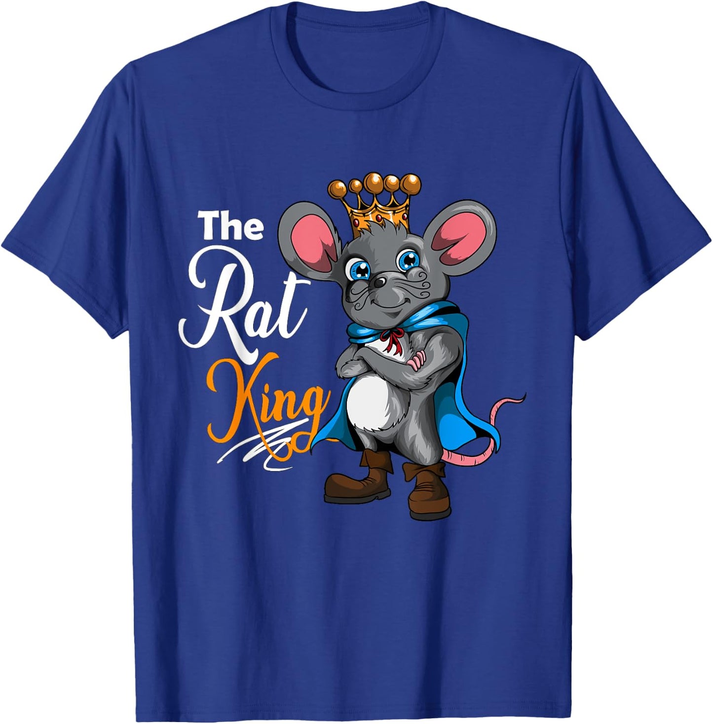The Rat King Rodent Owner Mouse Rat Lover Crown T-Shirt - T-Shirt | Royal