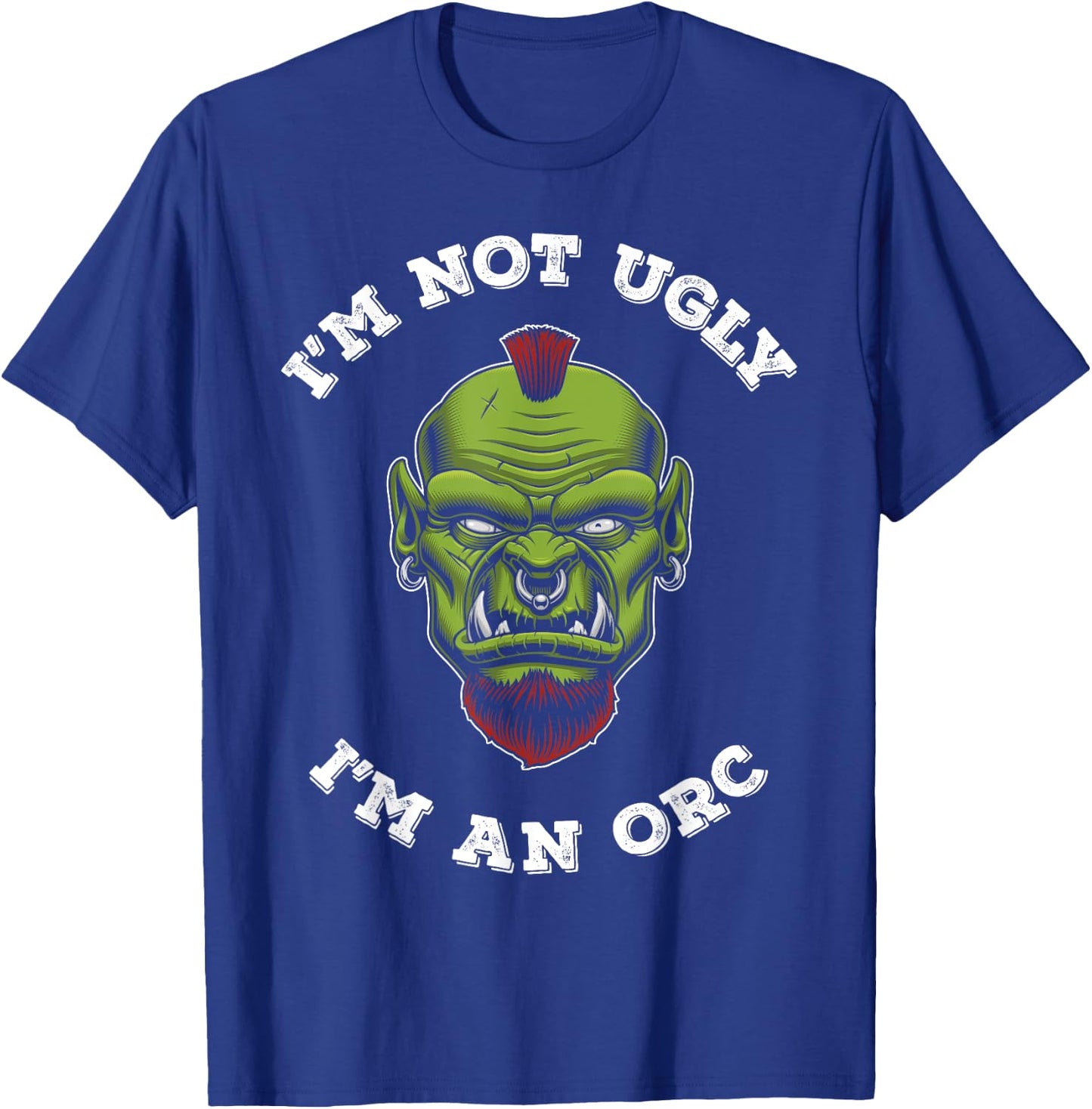 Ork Gift Ugly Orc T-Shirt - T-Shirt | Royal