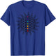 Flower of Life Sacred Geometry Yoga Chakras Meditation Shirt T-Shirt - T-Shirt | Royal