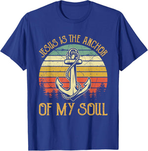 Jesus Is The Anchor Of My Soul Christian T-Shirt - T-Shirt | Royal