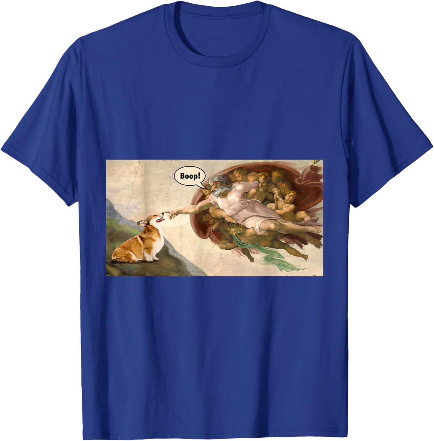 Boop The Snoot of Welsh Corgi Funny Korgi Dog Meme T-Shirt - T-Shirt | Royal